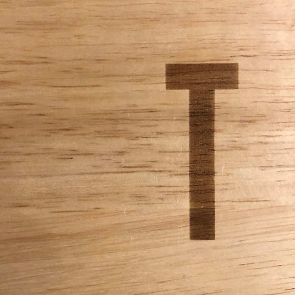 2/$22❤️ INDIGO Monogrammed Cheese board - Picture 9 of 15